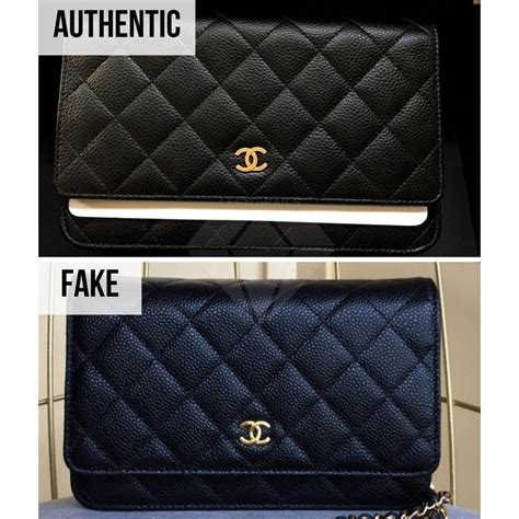 chanel wallet on chain real vs fake|how to tell chanel authenticity.